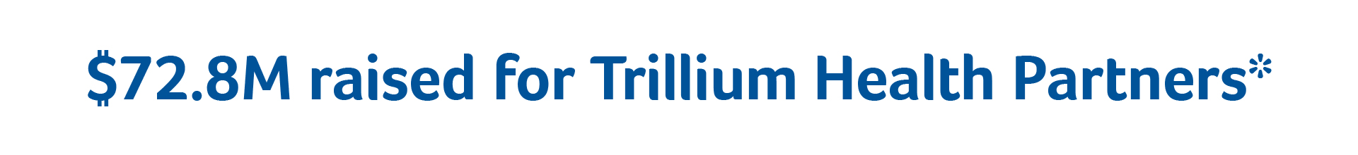 $72.8M raised for trilium Health Parners.