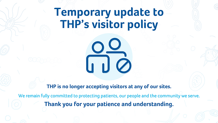 Temporary update to THP’s visitor policy: THP is no longer accepting visitors at any of our sites.