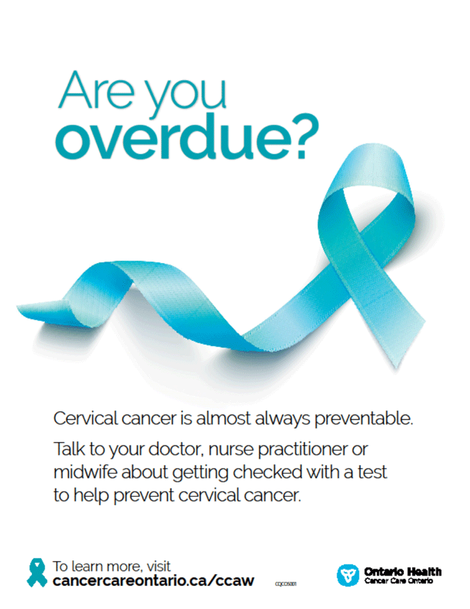 Click to open PDF file titled - Cervical Screening - are you overdue?